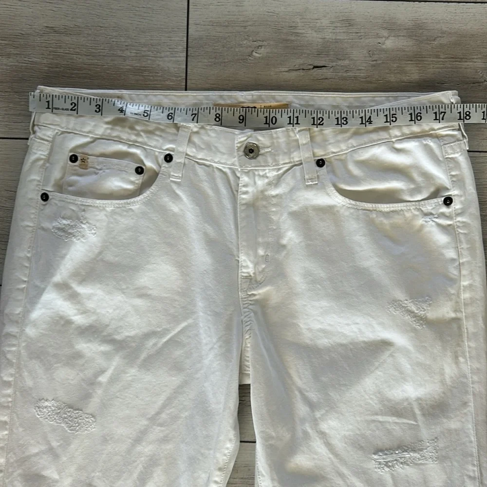 Big Star Billie Slouchy Skinny jeans in white size 31